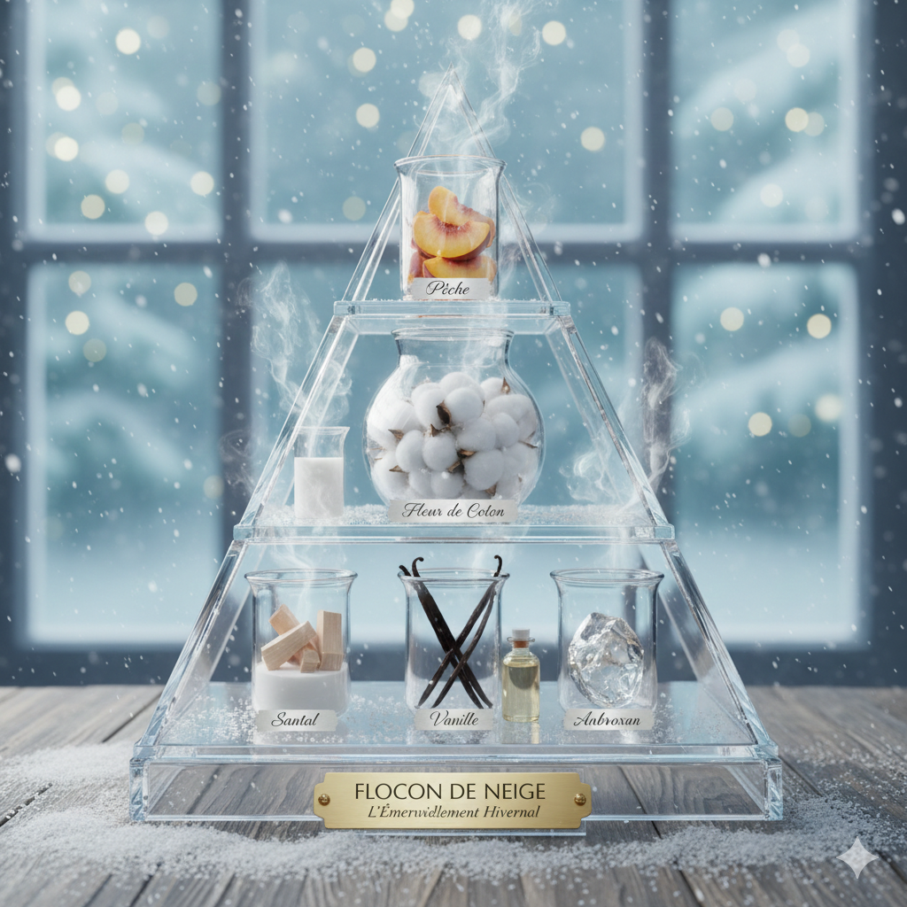 Fondant parfumé flocon de neige