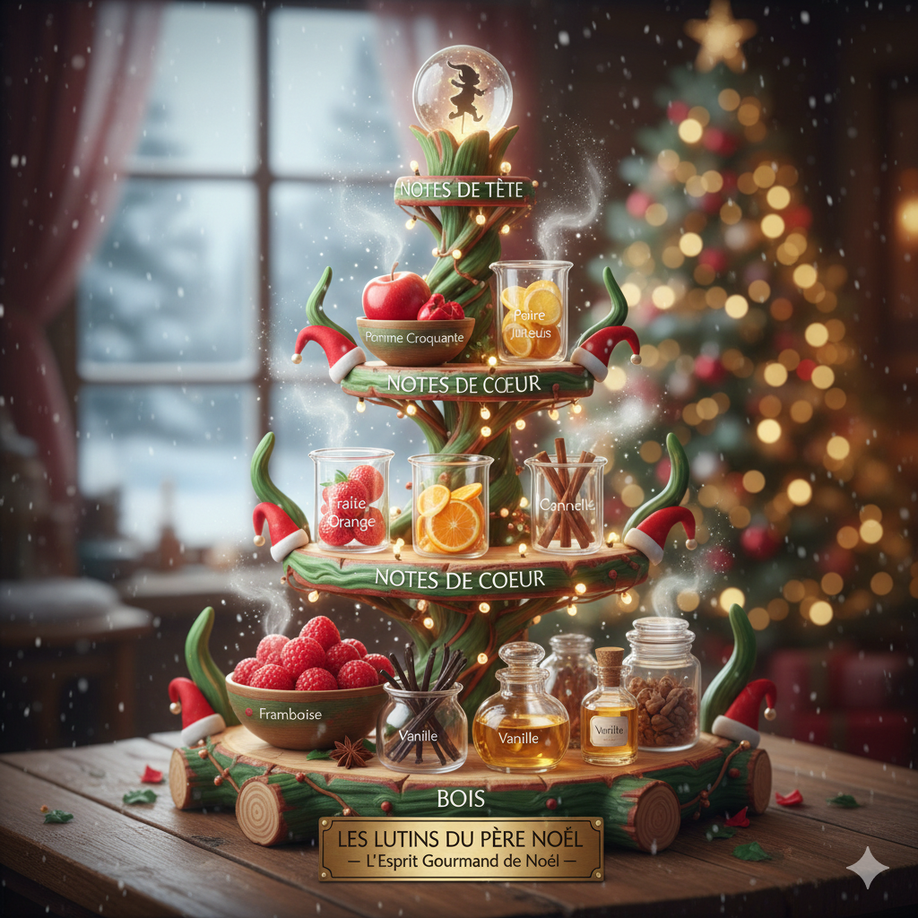 Fondant parfumé Les lutins de Père Noël