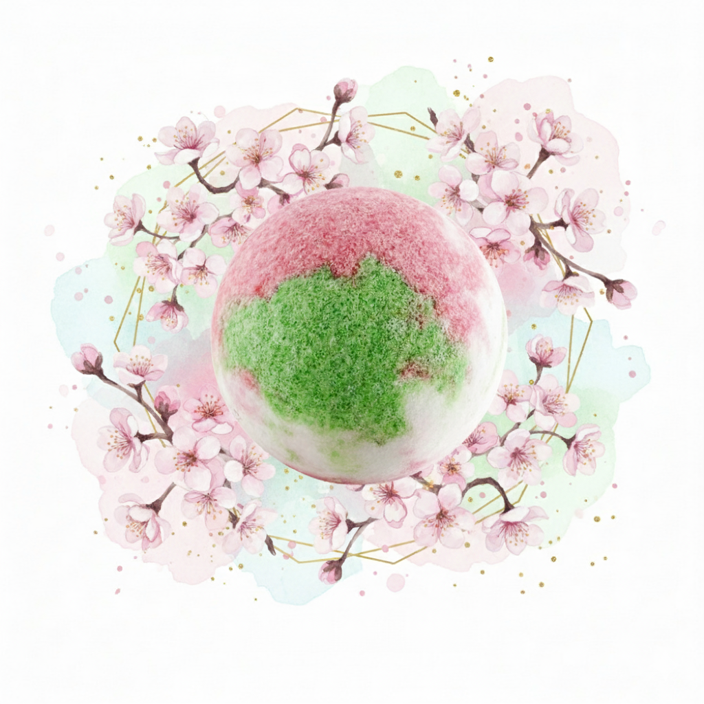 Boule de bain Fleur de cerisier